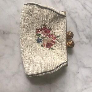 Antique beaded change purse
